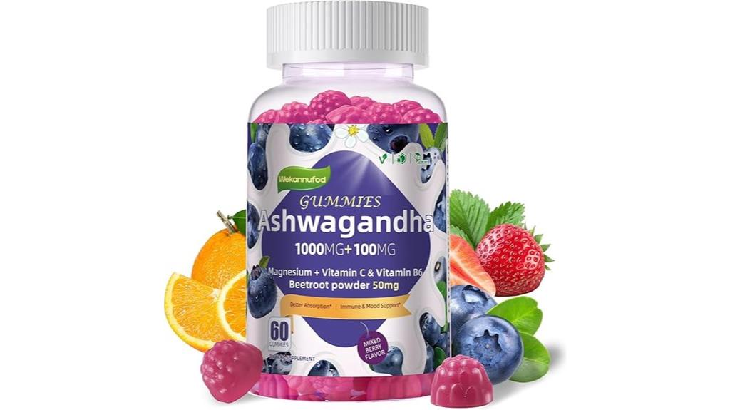ashwagandha d3 gummies 60