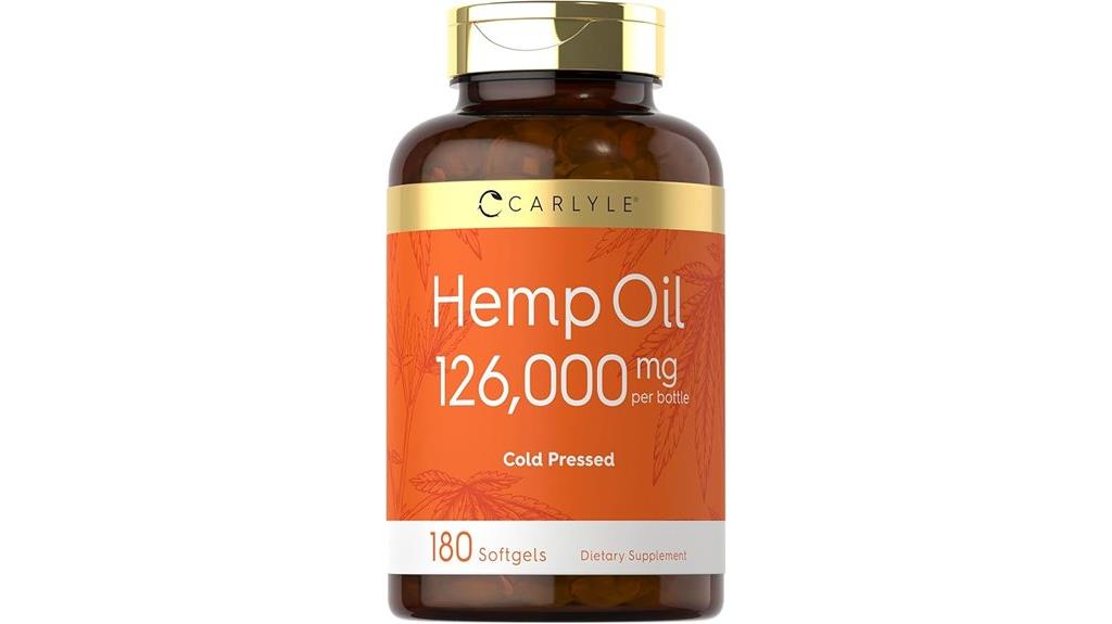 carlyle hemp oil softgels