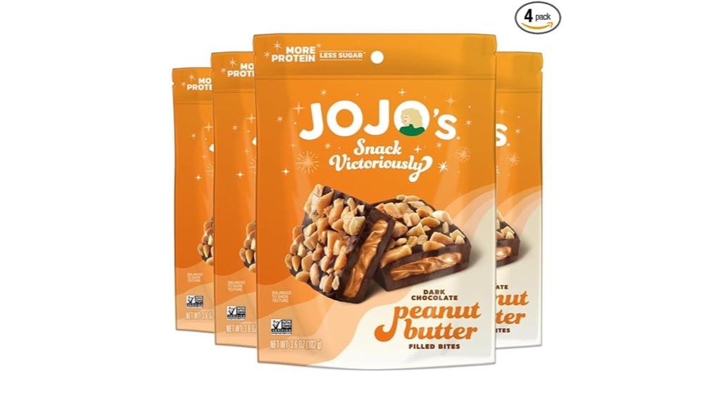 chocolate peanut butter snacks