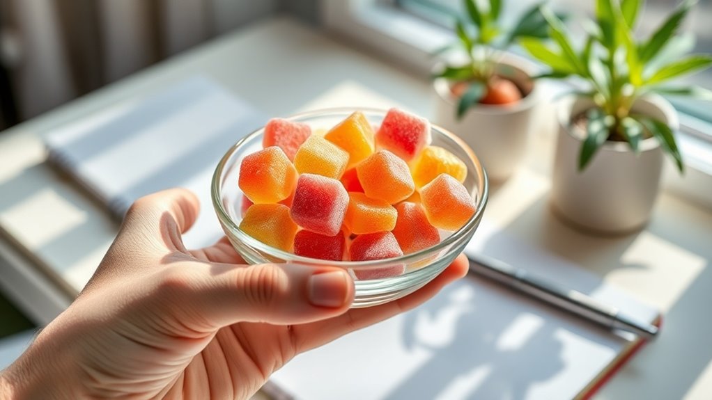 daily calming gummy routine