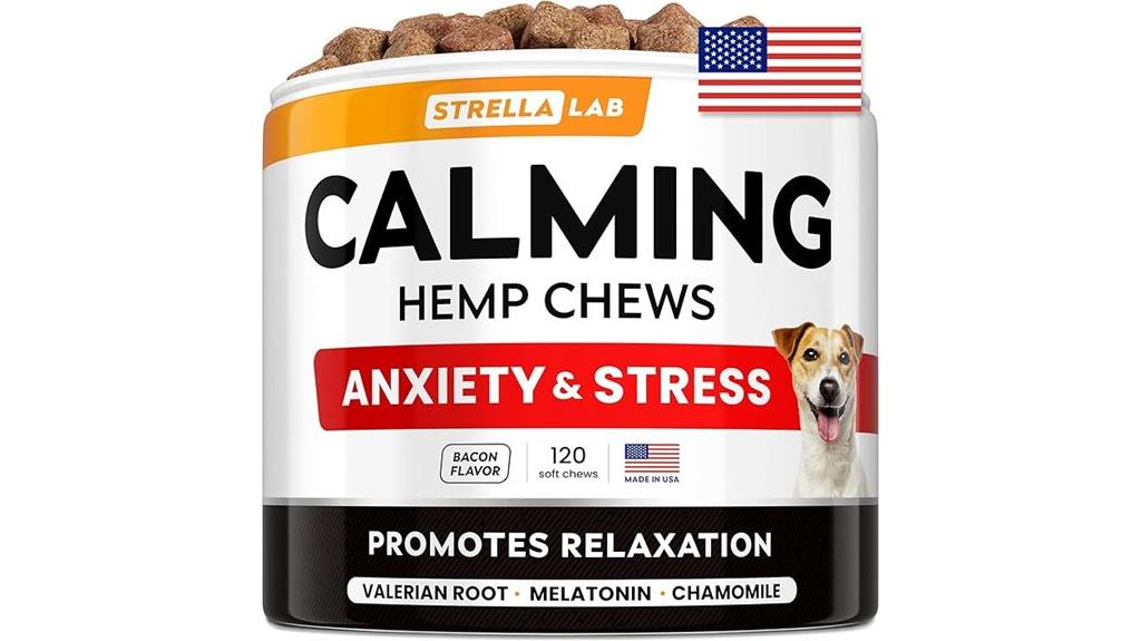 dog calming hemp chews