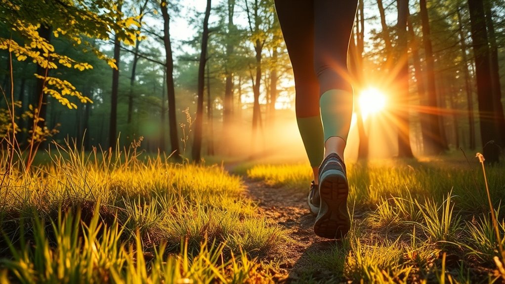 establish consistent walking routine