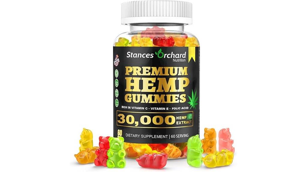 extra strength organic hemp gummies