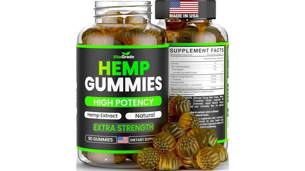 extra strength relaxation gummies