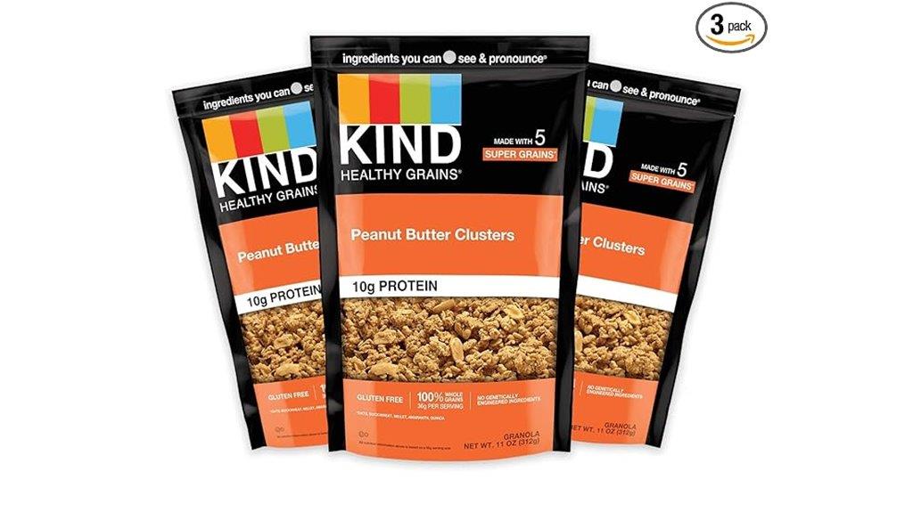 healthy peanut butter clusters