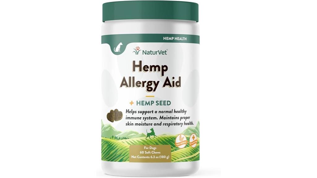 hemp allergy relief supplement