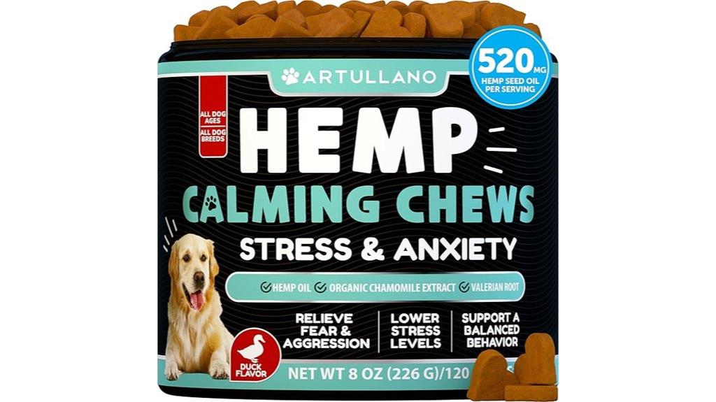 hemp based dog anxiety treats