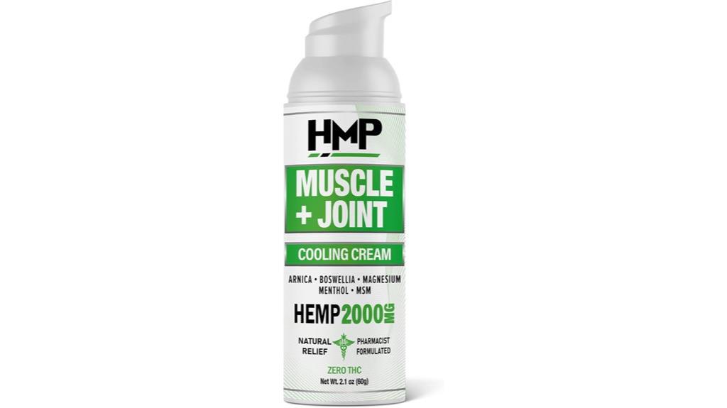 hemp cream for muscles