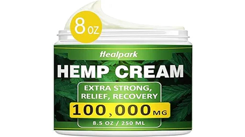 hemp cream with herbs
