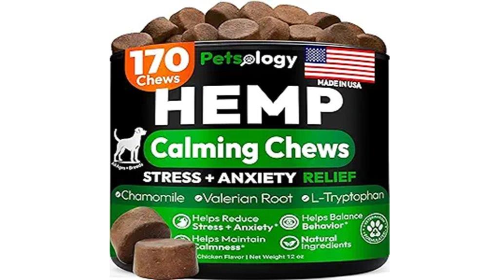 hemp dog calming chews