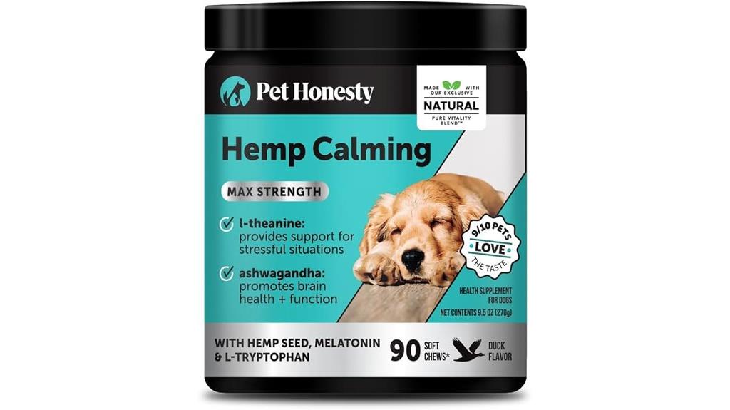 hemp dog calming chews