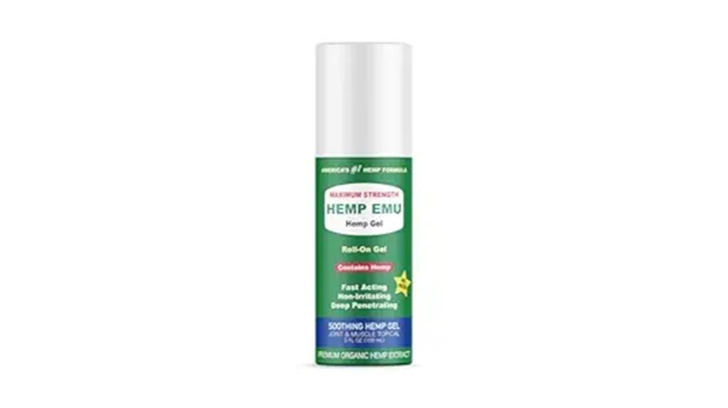 hemp emu muscle gel