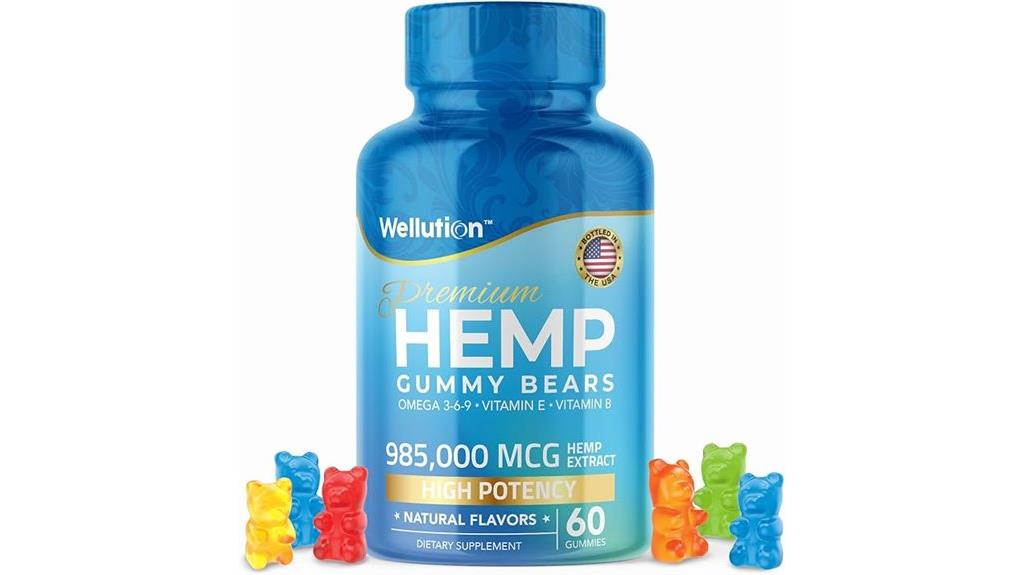 hemp gummies 60 count