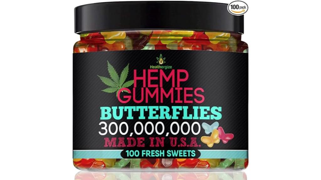 hemp gummies edibles count