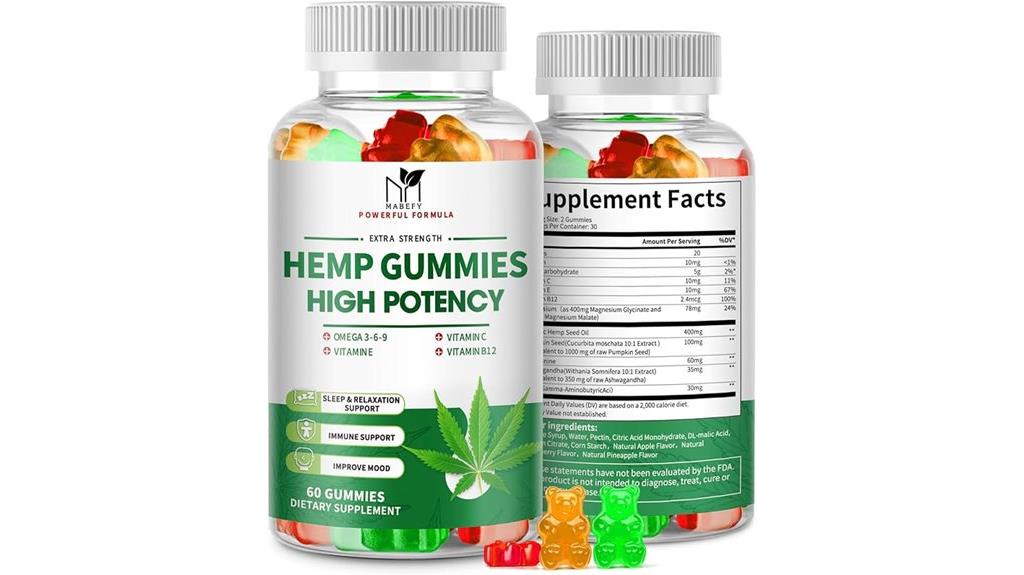 hemp gummies for pain