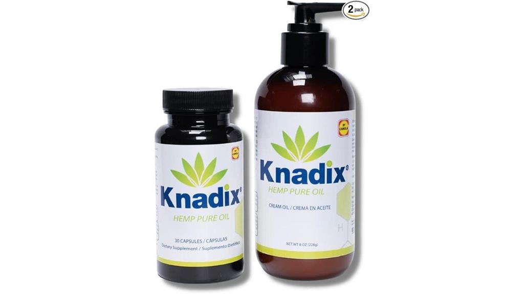 hemp oil capsules and cream