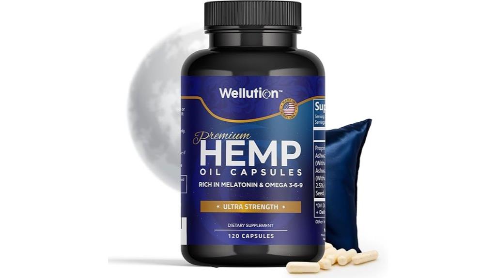 hemp oil capsules pack
