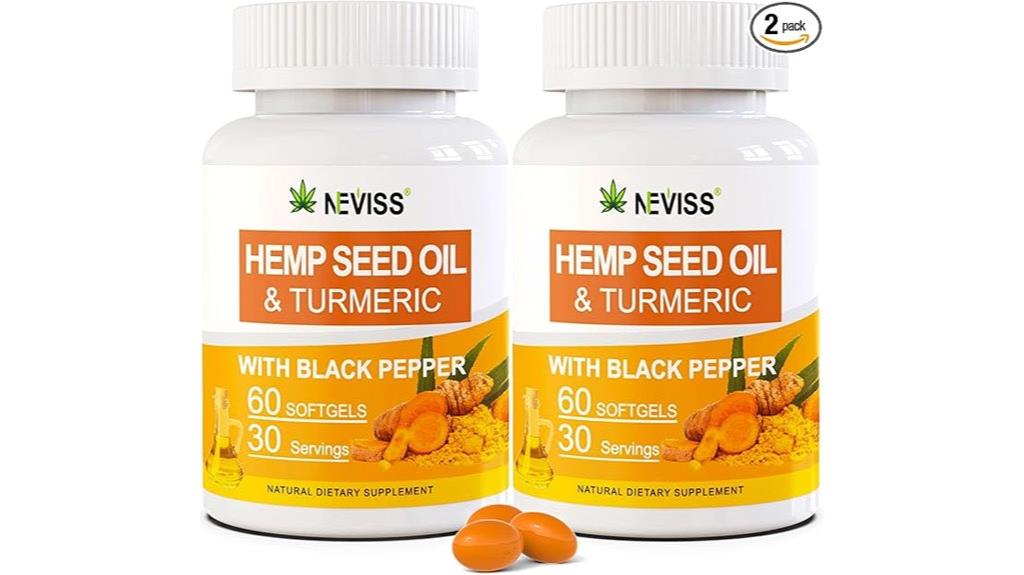 hemp oil turmeric capsules