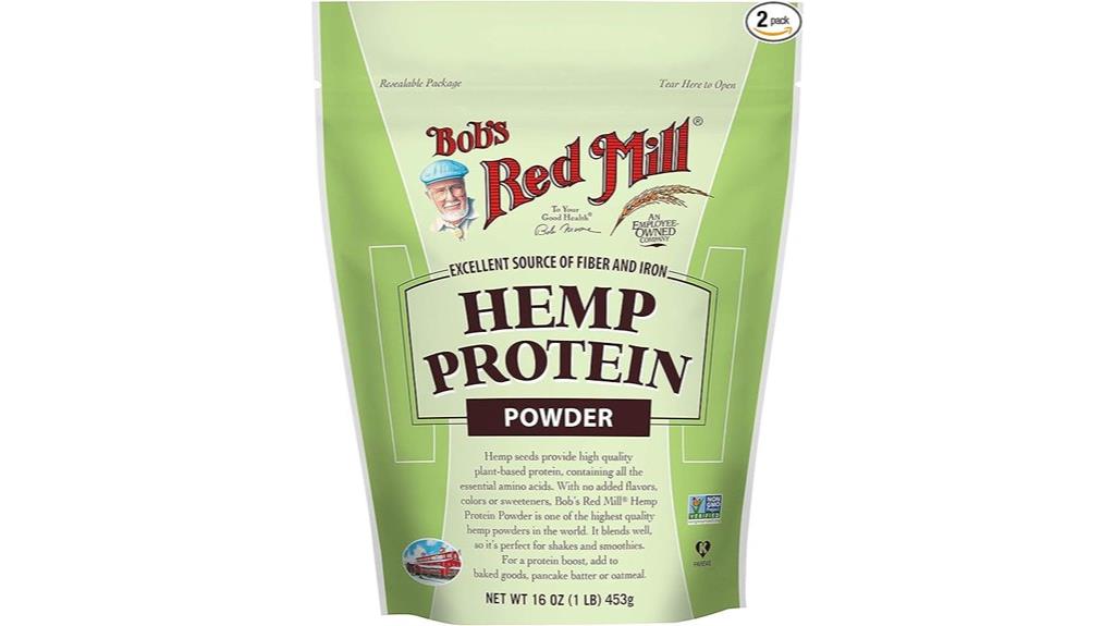 hemp protein powder pack