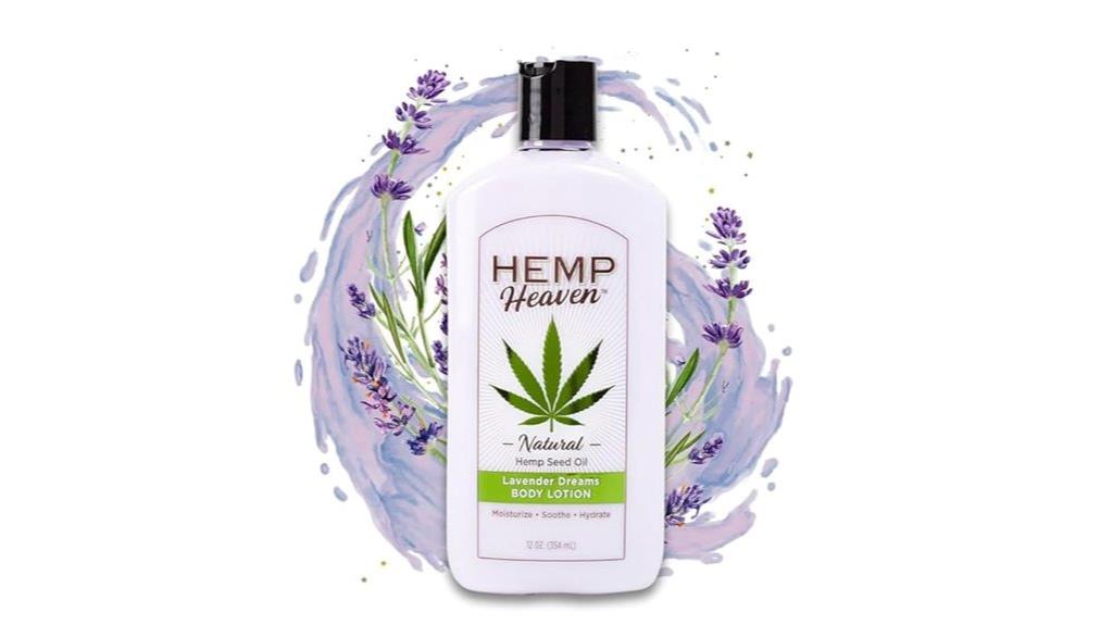 hemp seed lavender lotion