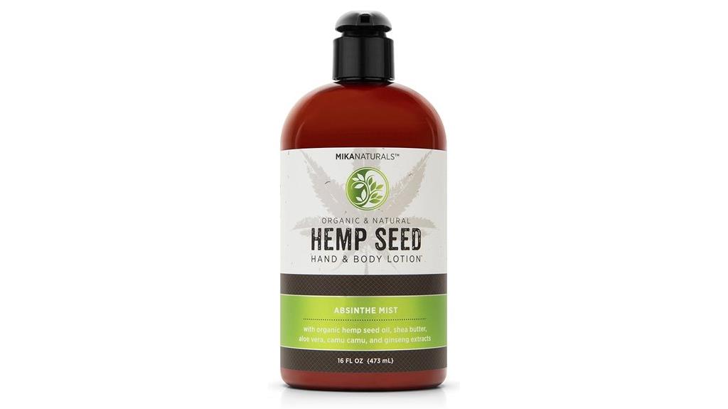 hemp seed lotion 16oz