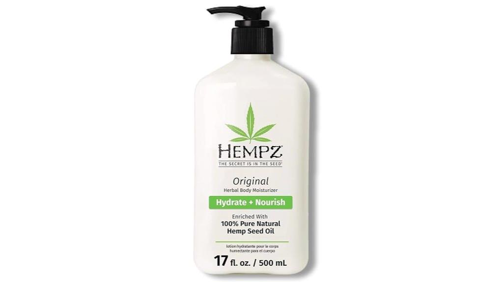 hemp seed moisturizer with shea
