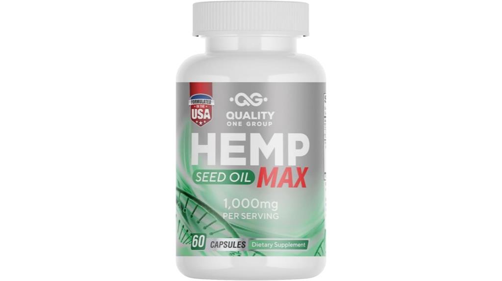 hemp seed oil capsules