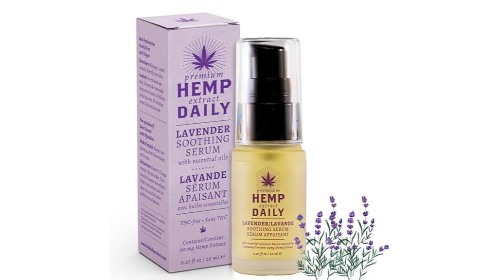 hemp serum with lavender