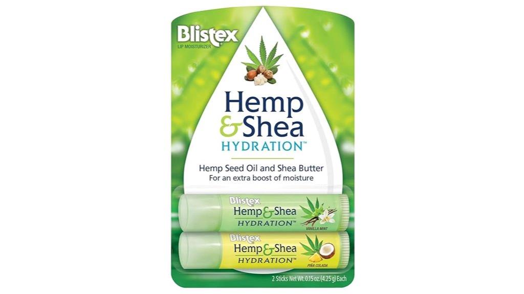 hemp shea lip balm