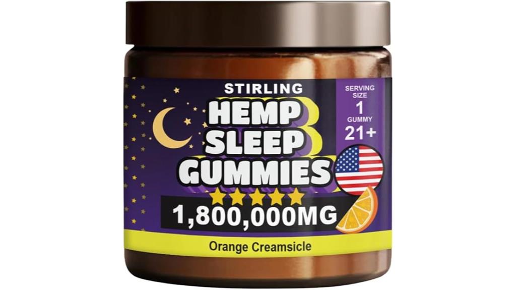 hemp sleep gummies 1 800 000mg