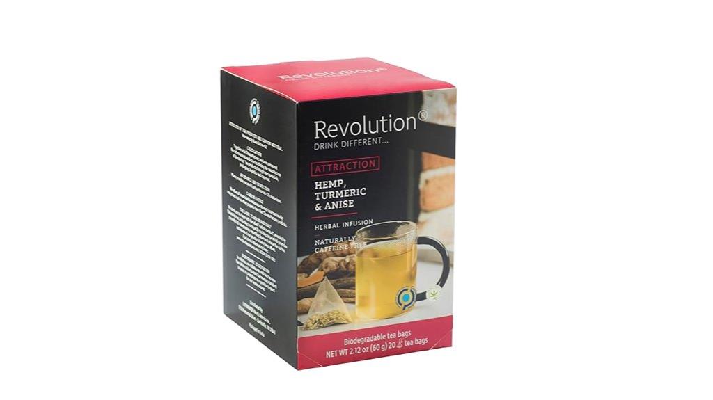 hemp tea with turmeric