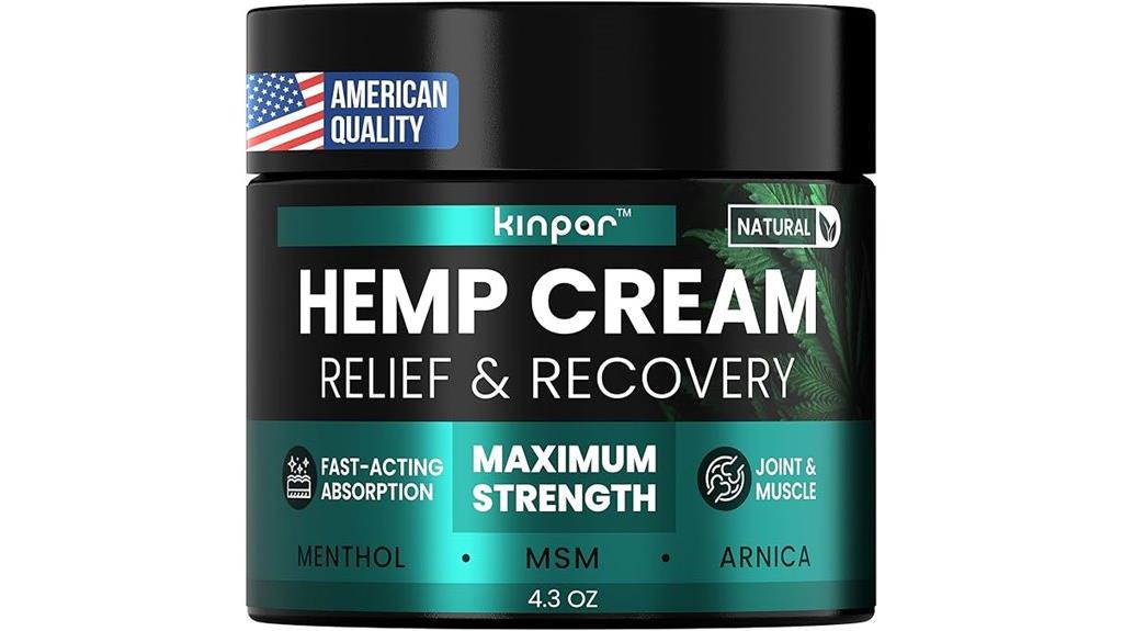 hemp turmeric arnica cream