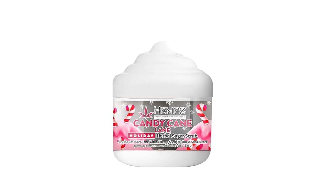 hempz candy cane scrub