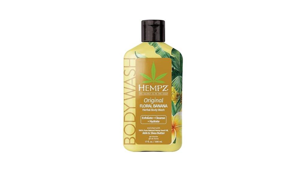 hempz floral banana body wash