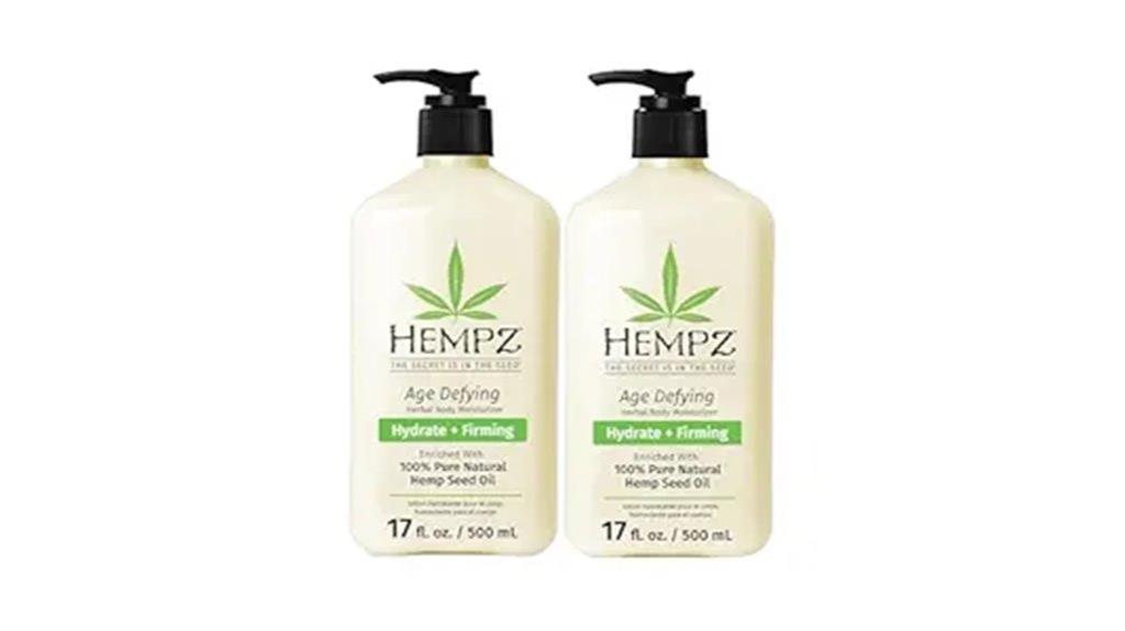 hempz moisturizer two pack bundle