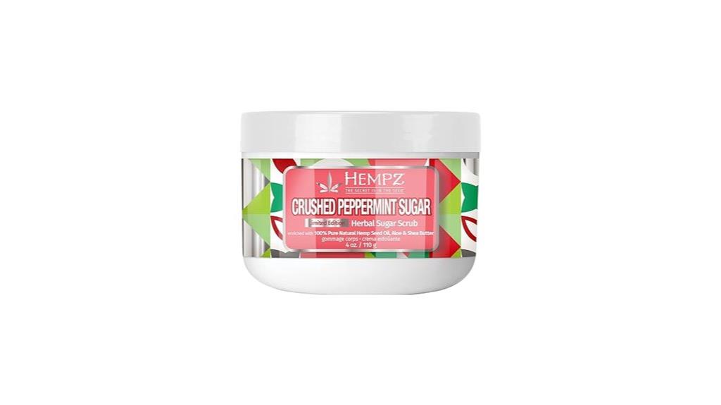 hempz peppermint body scrub