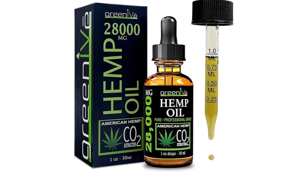 high dose natural hemp extract