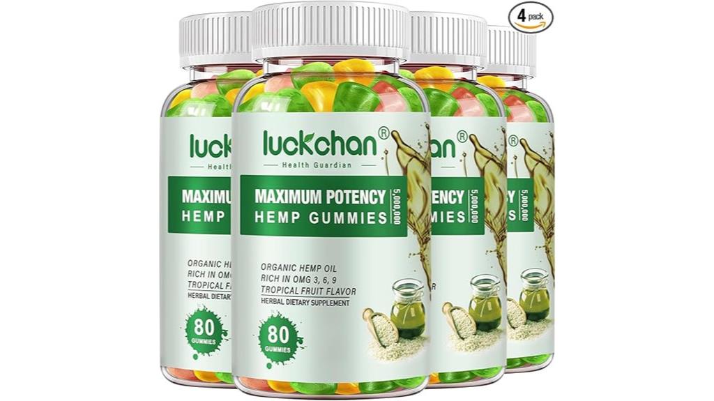 high potency hemp gummies