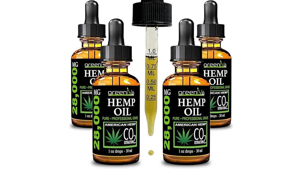 high potency hemp oil packs
