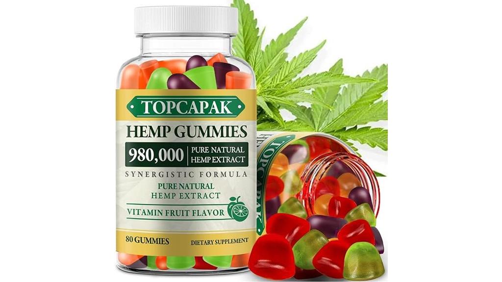 high strength hemp gummy supplement