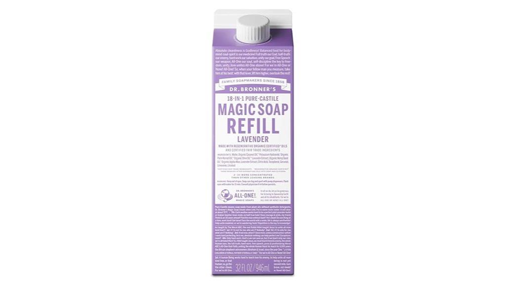 lavender liquid soap refill