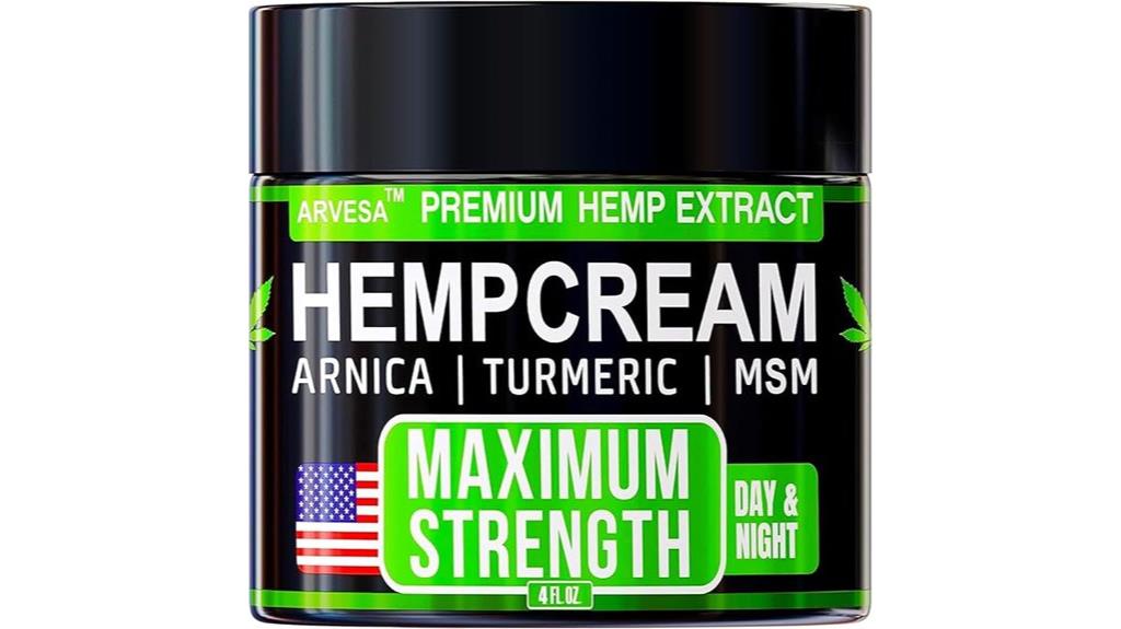 maximum strength hemp cream