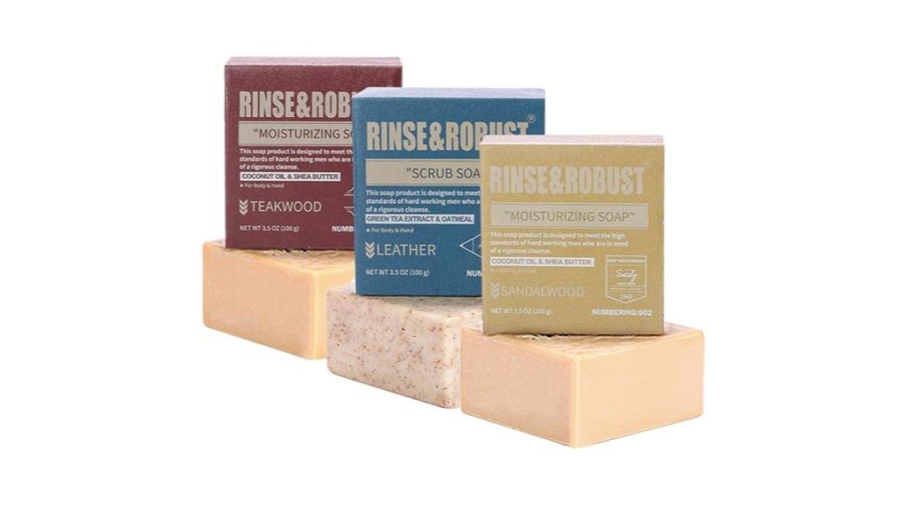 men s soap trio set