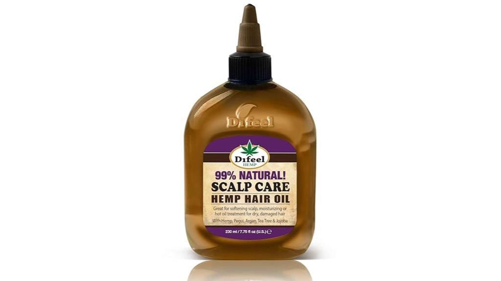 natural hemp hair oil