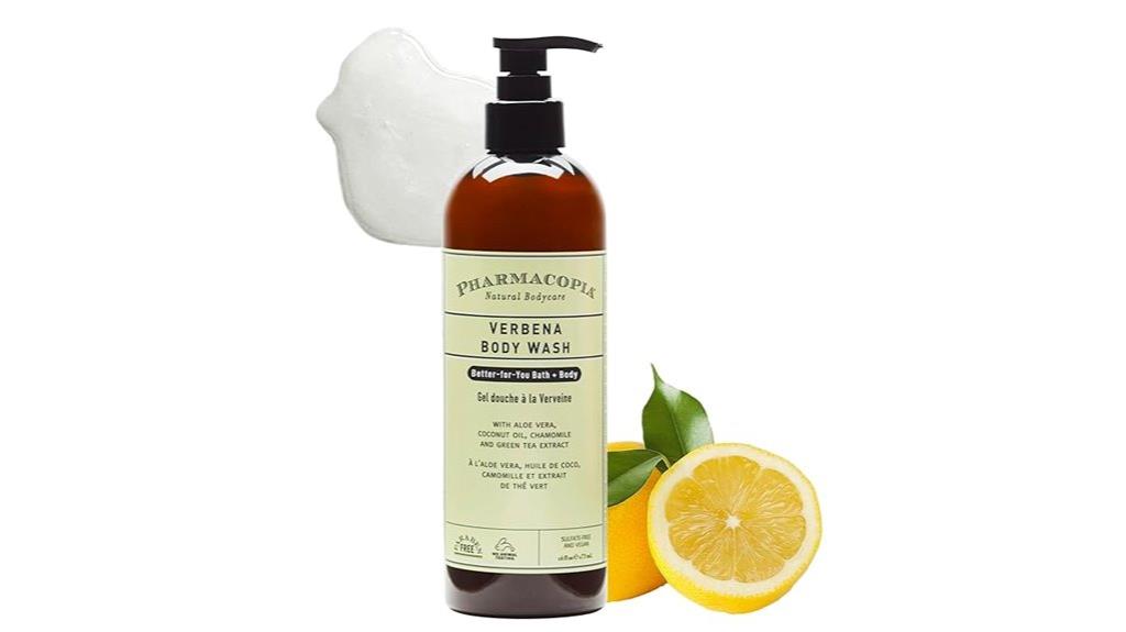 natural verbena body wash