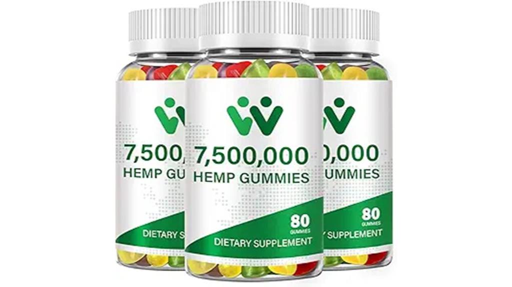 organic hemp gummies 7 5m