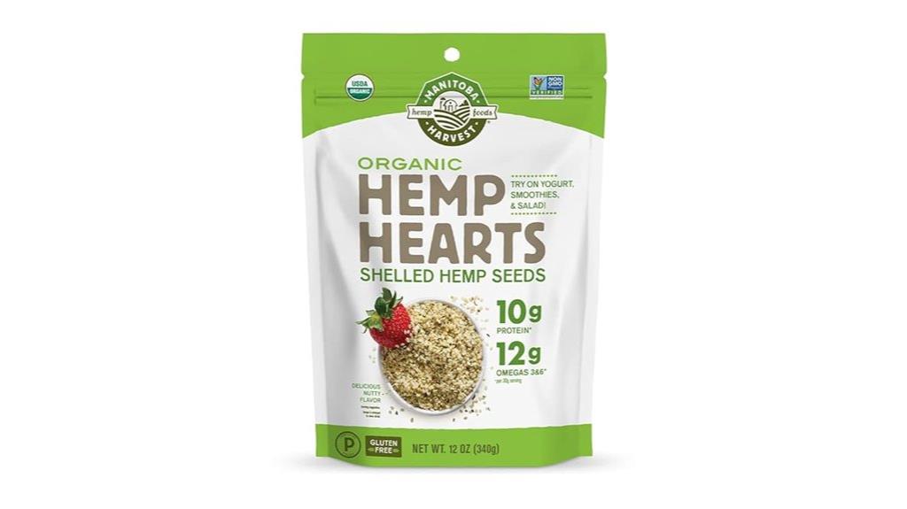organic hemp hearts 12oz