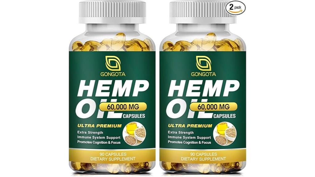 organic hemp oil capsules