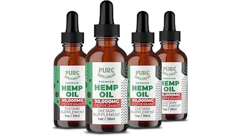 organic hemp peppermint oil