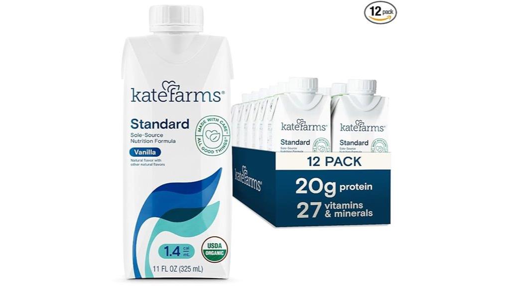 organic high calorie shake